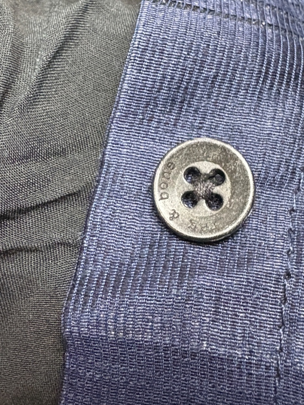 Rag & Bone Navy Silk Rayon Sleeveless Spaghetti Strap Dress Buttons Size S Boho - Picture 12 of 14